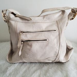 Maxximum Leather Handbag Ivory
